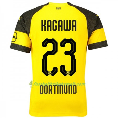 Günstige Fußballtrikots Borussia Dortmund Kagawa 23 2018-2019 Kurzarm Heimtrikotsatz kaufen